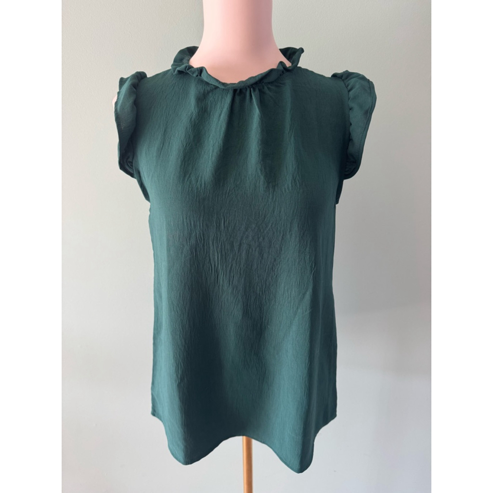Women's Betsey's Boutique Shop Top Size S Green